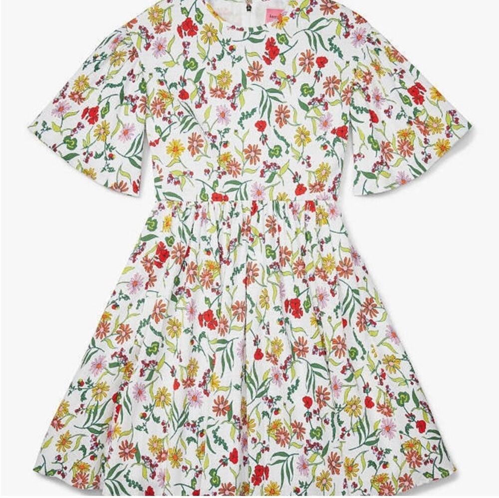 NWOT Kate Spade Rooftop Garden Floral Greenwich Dress Size 10